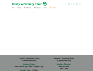 treatyveterinaryclinic.com screenshot