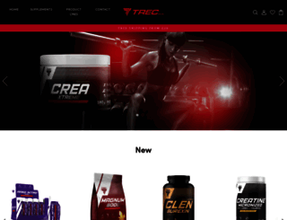 trecnutrition.co.uk screenshot