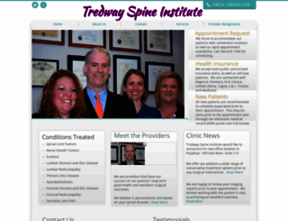 tredwayspineinstitute.com screenshot