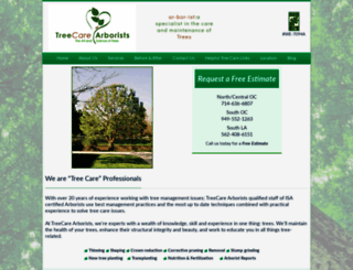 treecarearborists.com screenshot
