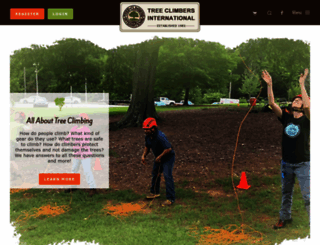 treeclimbing.com screenshot