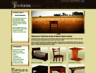 treeformsfurniture.com screenshot