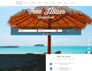 treehouse-bungalows.com screenshot