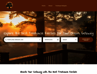 treehouse-rental.com screenshot