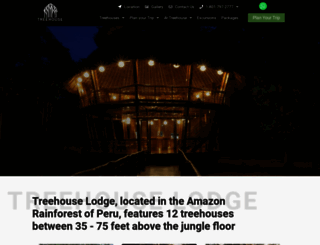 treehouselodge.com screenshot