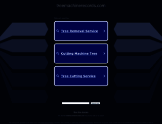 treemachinerecords.com screenshot