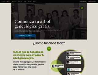 trees.ancestry.mx screenshot