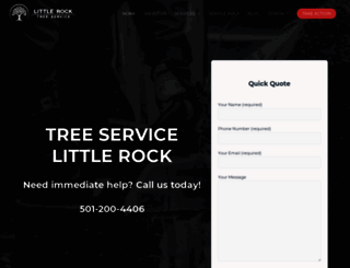 treeservicelittlerock.com screenshot