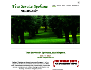 treeservicespokane.org screenshot