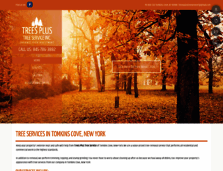 treesplustreeservice.com screenshot