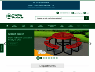treetopproducts.com screenshot