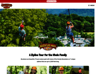 treetopsadventures.com screenshot