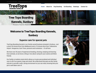treetopsboarding.com.au screenshot