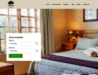 treetopsguesthouse.co.za screenshot