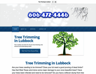 treetrimminginlubbock.com screenshot
