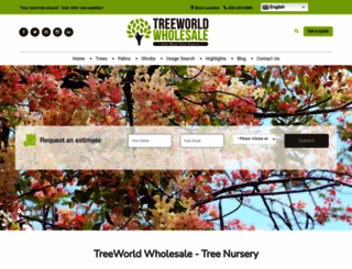 treeworldwholesale.com screenshot