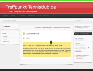 treffpunkt-tennisclub.de screenshot