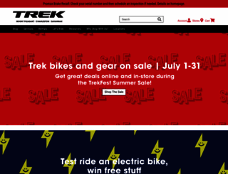trekbikesofmountpleasant.com screenshot