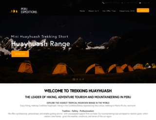 trekking-huayhuash.com screenshot