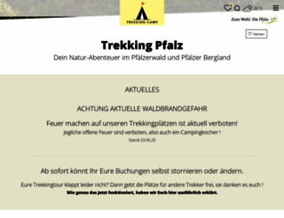 trekking-pfalz.de screenshot
