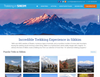 trekkinginsikkim.com screenshot