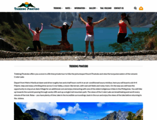 trekkingpinatubo.com screenshot