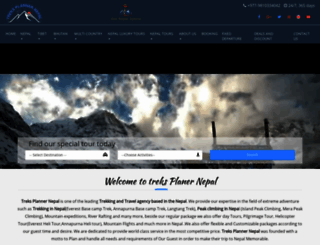 treksplannernepal.com screenshot