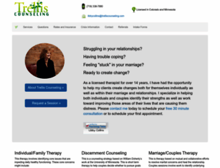 trelliscounseling.com screenshot
