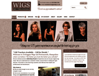 trelogganwigs.co.uk screenshot