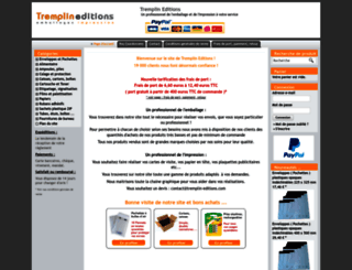 tremplin-editions.com screenshot