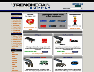 trenchdrainsupply.com screenshot