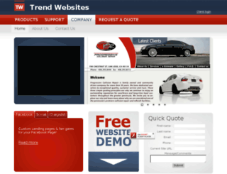 trend4web.com screenshot