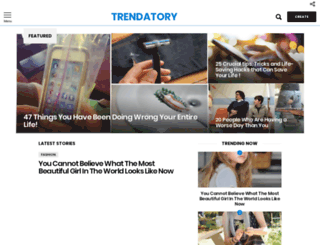 trendatory.com screenshot