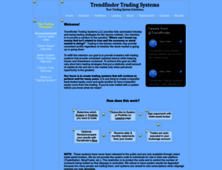 trendfindertrading.com screenshot