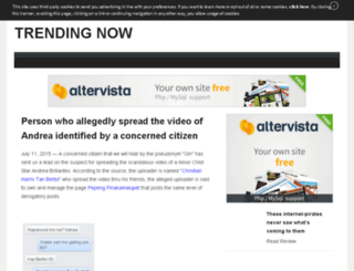 trendingnow.altervista.org screenshot
