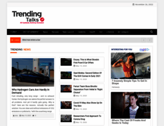 trendingtalks.com screenshot