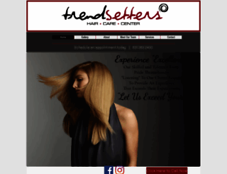 trendsettershaircarecenter.com screenshot