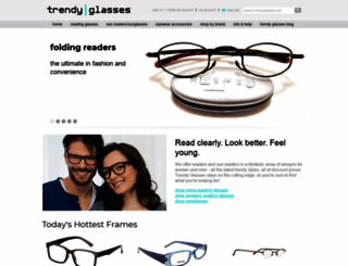 trendyglasses.net screenshot
