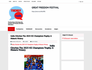 trendytalk.in screenshot