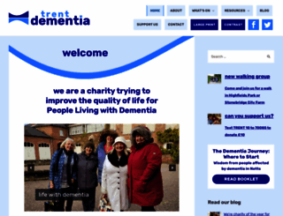 trentdementia.org.uk screenshot