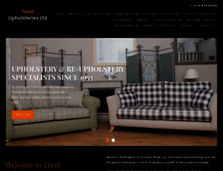 trentupholsteries.co.uk screenshot