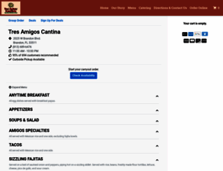 tresamigoscantinafl.com screenshot