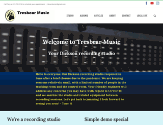 tresbearmusic.com screenshot