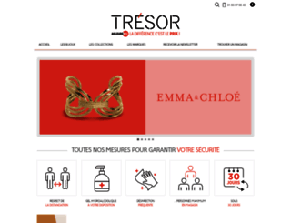 tresor-paris.fr screenshot