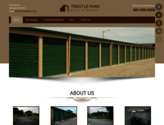 trestleparkselfstorage.info screenshot