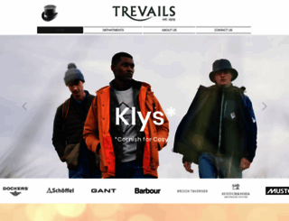 trevails.co.uk screenshot