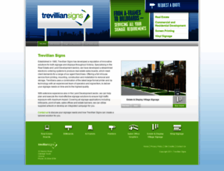 trevilliansigns.com.au screenshot