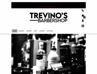 trevinosbarbershop.com screenshot