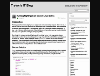 trevorbowen.com screenshot
