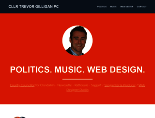 trevorgilligan.com screenshot